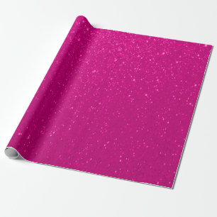 Weicher heißes Rosa-Glitzer-Druck Geschenkpapier