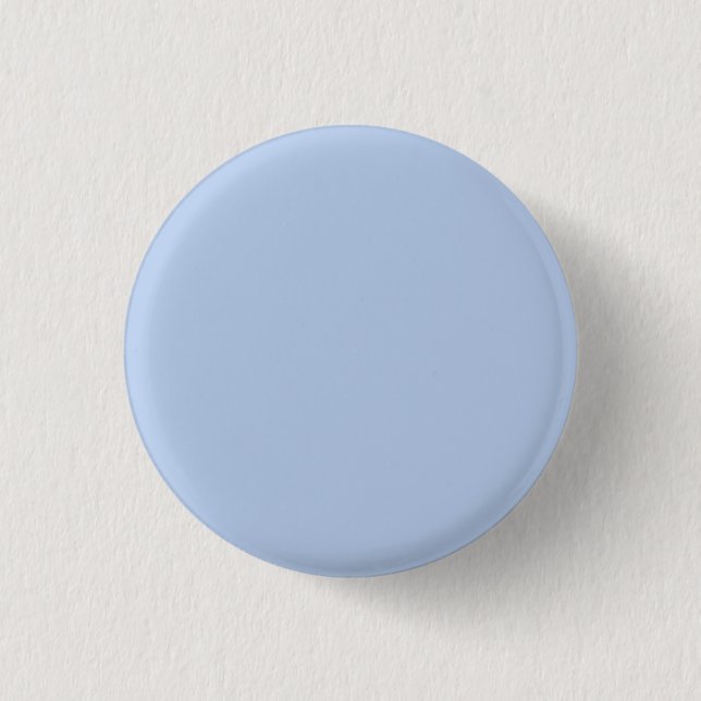 Weicher Himmelblauer Knopf Button (Vorderseite)