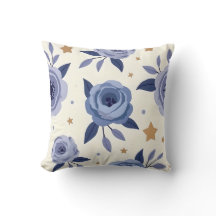 Weicher Lavendel und Blauer Kissen-Design
