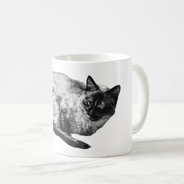 Weicher Locken in festlicher Ruhe Kaffeetasse (VorderseiteRechts)