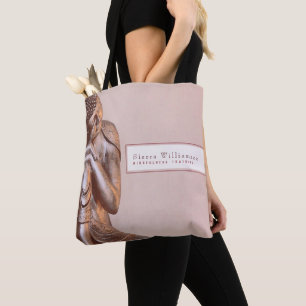 Weicher malvenfarbener friedlicher heilender tasche