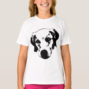 Weicher Mit Augen Companion in Monochrom T-Shirt
