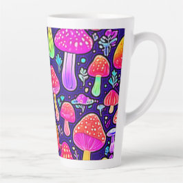 Weicher Nebel: Cartoon-Pilz-Patch Milchtasse