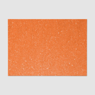 Weicher orange Glitzer-Druck Seidenpapier
