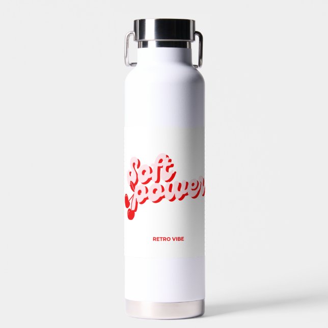 Weicher Power Wasserflasche - Elegante Festigkeit  Trinkflasche (Vorne)