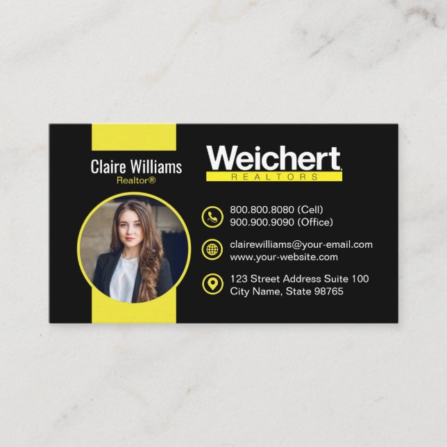 Weichert Realtors Carte de visite génial (Devant)