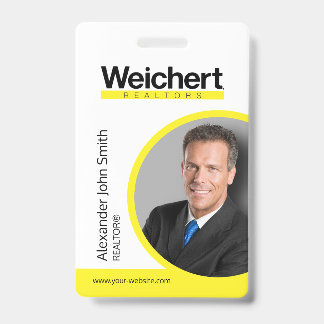 Weichert Realtors ID Card Abzeichen Ausweis