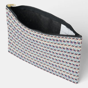 Weiches abstraktes Wellenmuster-Design 1307 Zubehörtasche