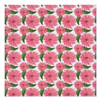 Weiches Aquarell-Rosa-Blumenmuster | Tapete