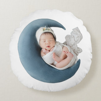 „Weiches Baby-Speiktuch | Sanfte Pflege für Ihren  Rundes Kissen