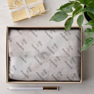 Weiches Beige-Creme-Marmor-Papier Seidenpapier