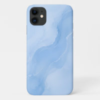 Weiches Blaues Marmormuster Abstract
