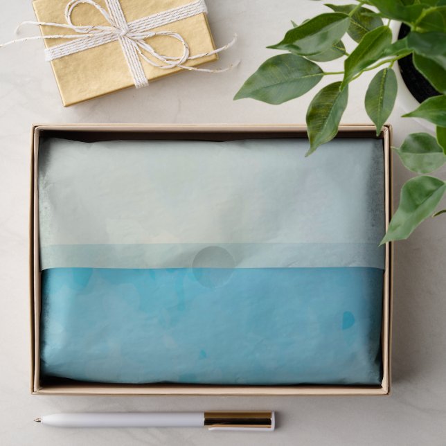 Weiches blaues und Rose-Farbpapier Seidenpapier (Geschenk)