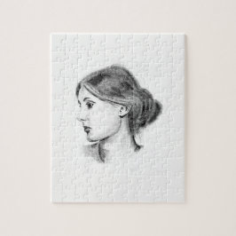 Weiches Bleistiftporträt Virginias Woolf