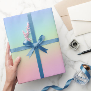 Weiches farbiges, glänzendes Schleifpapier Geschenkpapier