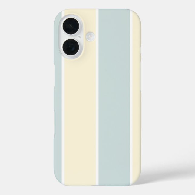 Weiches Farbvertikalstreifen-Design iPhone 16 Hülle (Rückseite)