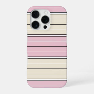 Weiches Farbvertikalstreifen-Design iPhone 16 Pro Hülle