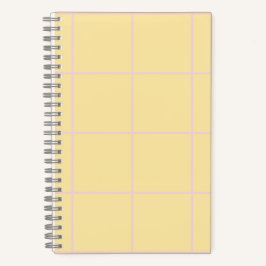 Weiches Farbvertikalstreifen-Design Notizbuch