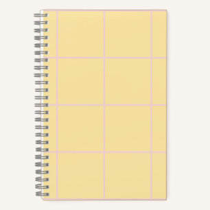 Weiches Farbvertikalstreifen-Design Notizbuch