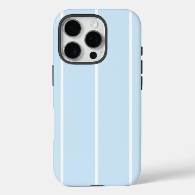 Weiches Farbvertikalstreifen-Musterdesign iPhone 16 Pro Hülle (Rückseite)