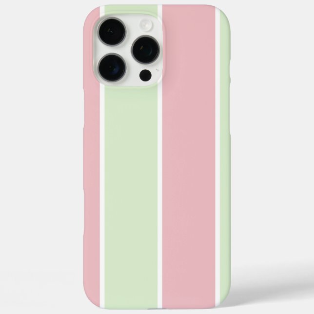 Weiches Farbvertikalstreifen-Musterdesign iPhone 16 Pro Max Hülle (Rückseite)