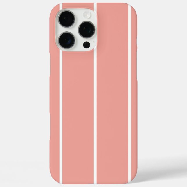 Weiches Farbvertikalstreifen-Musterdesign iPhone 16 Pro Max Hülle (Rückseite)
