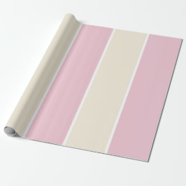 Weiches Farbvertikalstreifenmuster-Design Geschenkpapier
