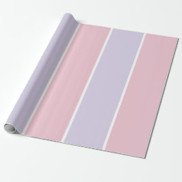 Weiches Farbvertikalstreifenmuster-Design Geschenkpapier