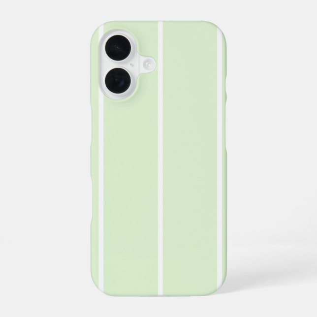 Weiches Farbvertikalstreifenmuster-Design iPhone 16 Hülle (Rückseite)