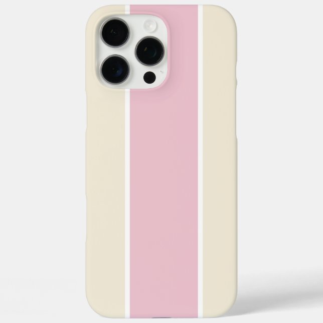 Weiches Farbvertikalstreifenmuster-Design iPhone 16 Pro Max Hülle (Rückseite)