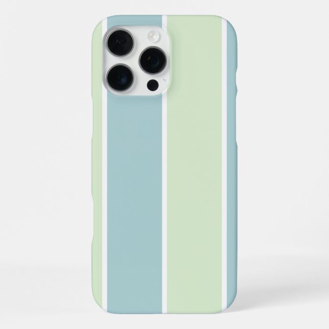 Weiches Farbvertikalstreifenmuster-Design iPhone 16 Pro Max Hülle (Rückseite)