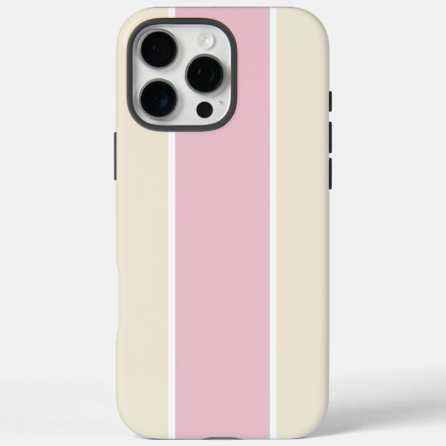 Weiches Farbvertikalstreifenmuster-Design iPhone 16 Pro Max Hülle (Rückseite)