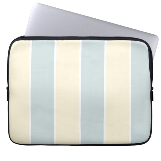 Weiches Farbvertikalstreifenmuster-Design Laptopschutzhülle (Vorderseite)