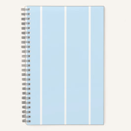 Weiches Farbvertikalstreifenmuster-Design Notizbuch