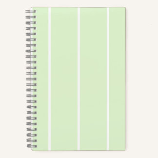 Weiches Farbvertikalstreifenmuster-Design Notizbuch