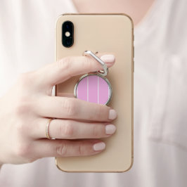Weiches Farbvertikalstreifenmuster-Design Telefonring Ständer