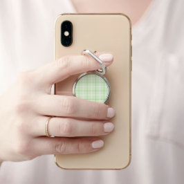 Weiches Farbvertikalstreifenmuster-Punkt-Design Telefonring Ständer