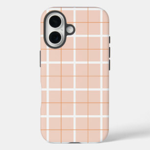 Weiches Farbvertikalstreifenmuster-Punktdesign iPhone 16 Hülle