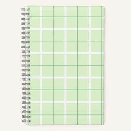 Weiches Farbvertikalstreifenmuster-Punktdesign Notizbuch