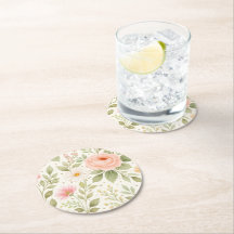 Weiches Florales Aquarellmuster  