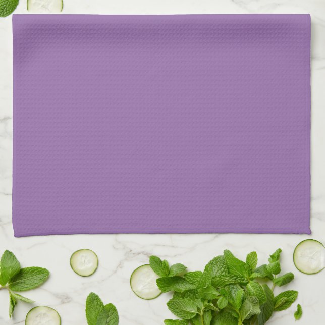 Weiches gedämpftes Lavendel-Küchenhandtuch Geschirrtuch (Gefaltet)