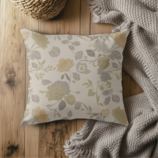 Weiches Gold Beige Pfirsich Grau Moderne Farmhouse Kissen