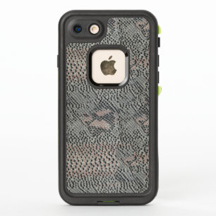 Weiches, grau und rosa Schlangenmuster