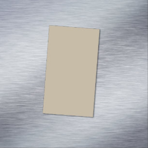 Weiches hellbeiges Hintergrundbild – Hochzeitsdesi Magnetische Visitenkarte