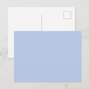 Weiches Himmelblau Postkarte
