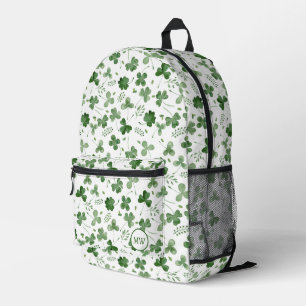 Weiches Kleeblatt Bedruckter Rucksack