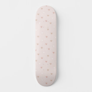 Weiches Minimal-Herz-Muster Skateboard
