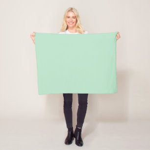 Weiches Minzgrün-Fleece-Decke – Gemütlich und Styl Fleecedecke