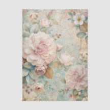 Weiches Pastell-Blumenmuster mit Pfingstrosen