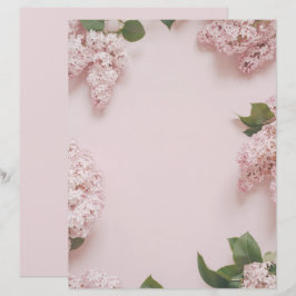 Weiches Pastell Rosa Flieder Scrapbook Papier